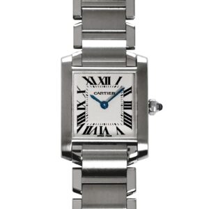 カルティエ - タンクフランセーズSM | CARTIER | W51008Q3 | SS 白文字盤 クォーツ ブレスレット | 中古