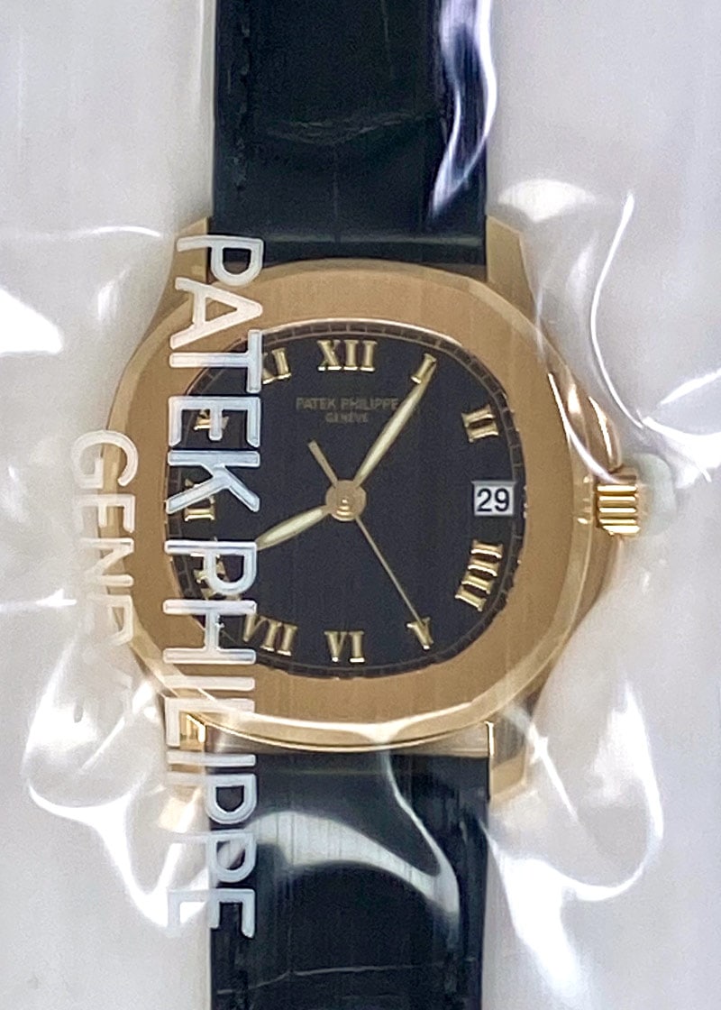 パテックフィリップ - アクアノート | PATEK PHILIPPE | 5060J-001 | YG 黒文字盤 自動巻き レザー | レストア