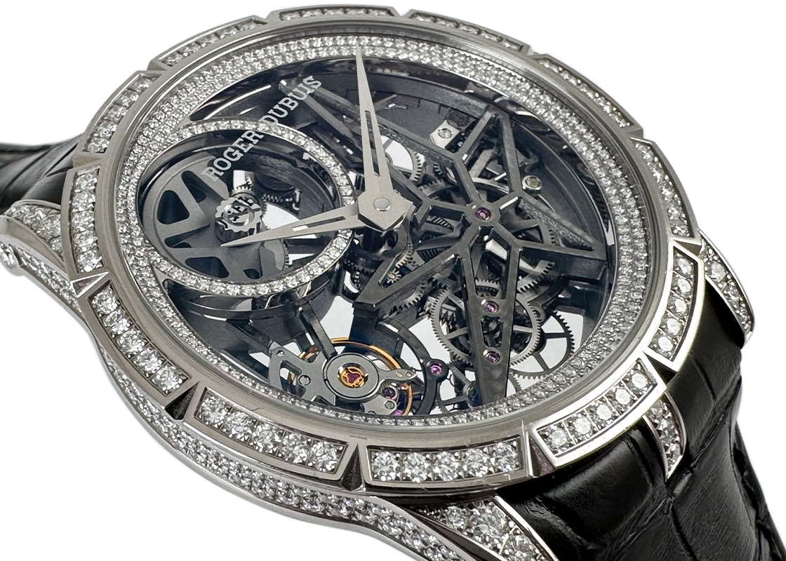ロジェデュブイ - エクスカリバー モノバランシエ 28本限定 | ROGER DUBUIS | RDDBEX0807 | WG スケルトン文字盤 自動巻き レザー | 委託品 | 中古