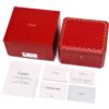 カルティエ - サントスデュモン LM | CARTIER | WSSA0046 | SS ブラック文字盤 手巻き レザー | 中古