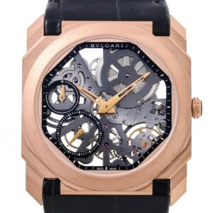 ブルガリ - オクト フィニッシモ | BVLGARI | 102946 | RG スケルトン文字盤 手巻き レザー | 中古