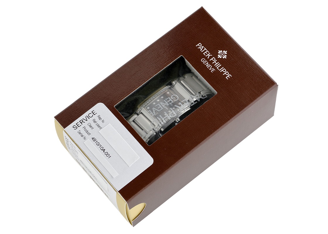 パテックフィリップ - Twenty-4 | PATEK PHILIPPE | 4910/10A-001 | SS 黒文字盤 クォーツ ブレスレット | 中古