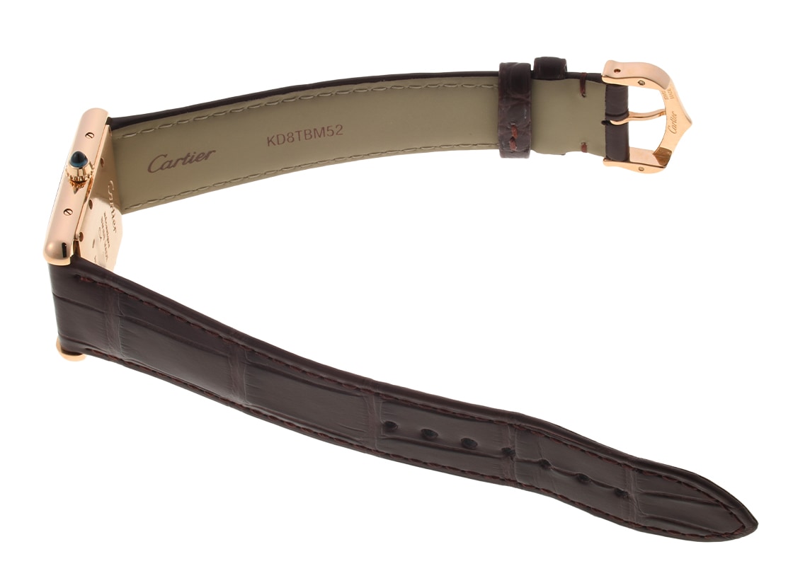 カルティエ - タンク ルイ カルティエ LM | CARTIER | WGTA0011 | PG シルバー文字盤 手巻き レザー | 中古