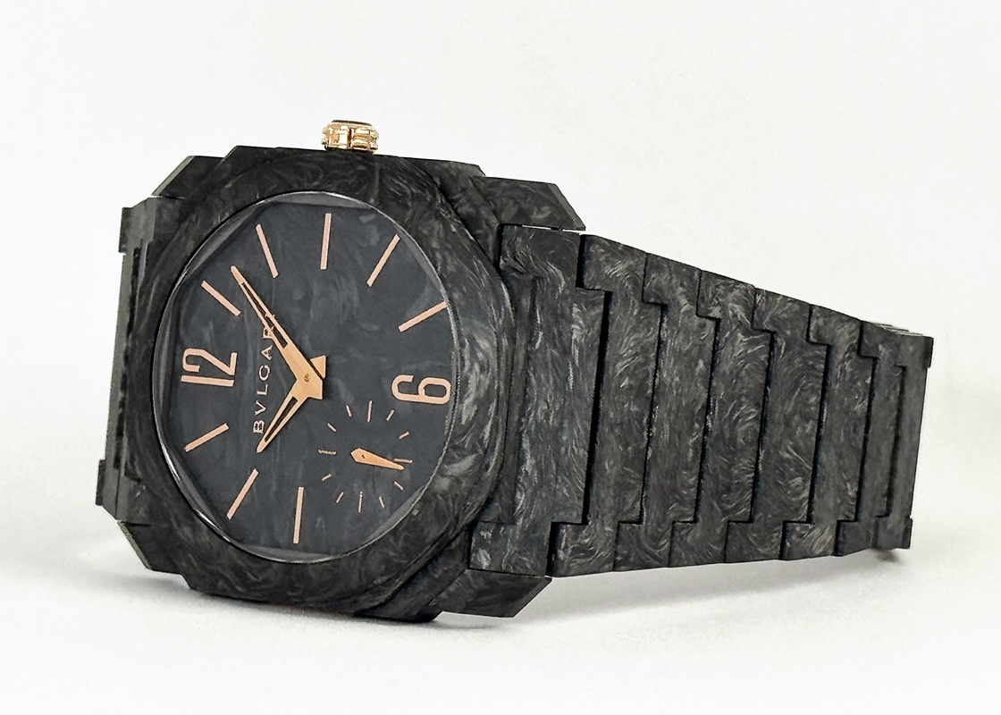ブルガリ - オクト フィニッシモ カーボンゴールド オートマティック | BVLGARI | 103779 | カーボン グレー文字盤 自動巻き ブレスレット | 委託品 | 中古