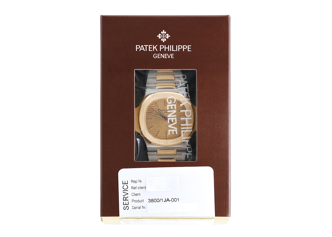 パテックフィリップ - ノーチラス | PATEK PHILIPPE | 3800/1JA-001 | YG&SS シャンパン文字盤 自動巻き ブレスレット | レストア