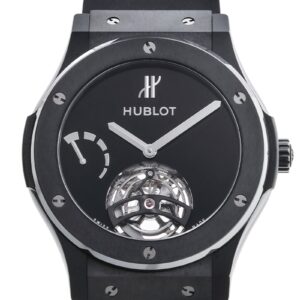 ウブロ - クラシックフュージョン トゥールビヨン YOSHIDAスペシャル18本限定 | HUBLOT | 505.CM.1470.RX.MYOS | CE 黒文字盤 手巻き ラバー | 委託品 | 中古