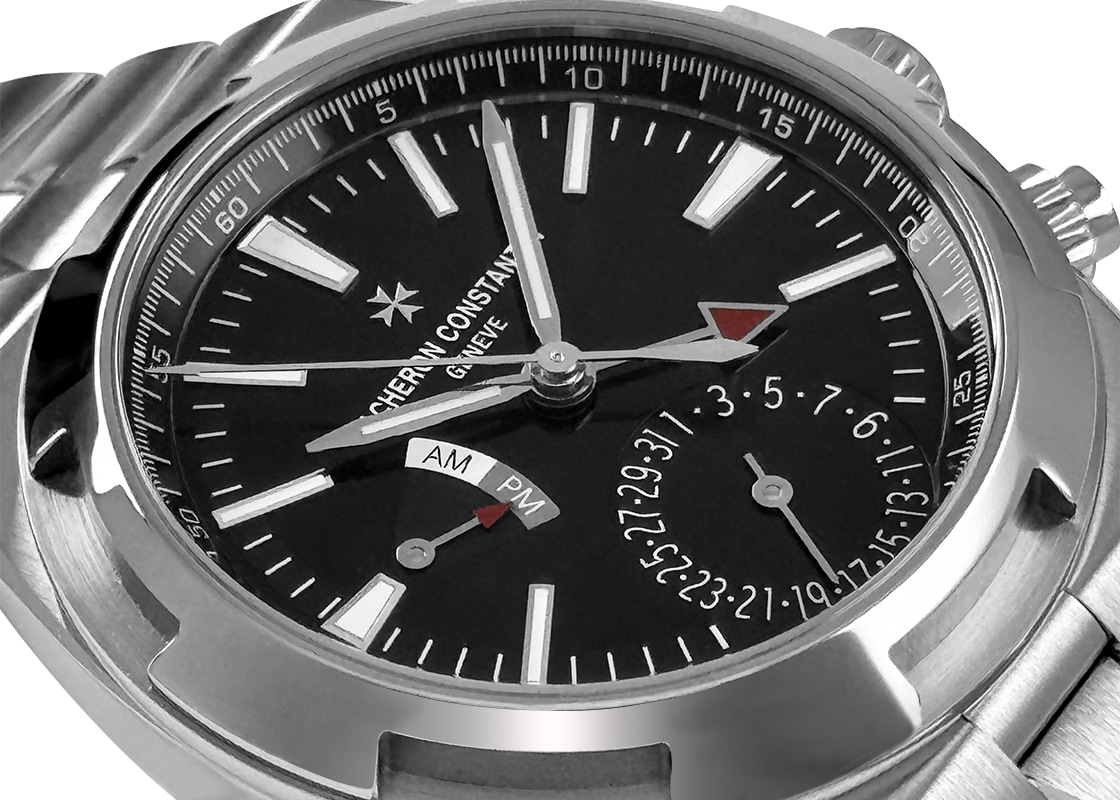 ヴァシュロンコンスタンタン - オーヴァーシーズ デュアルタイム | VACHERON CONSTANTIN | 7900V/110A-B546 | SS 黒文字盤 自動巻き ブレスレット | 委託品