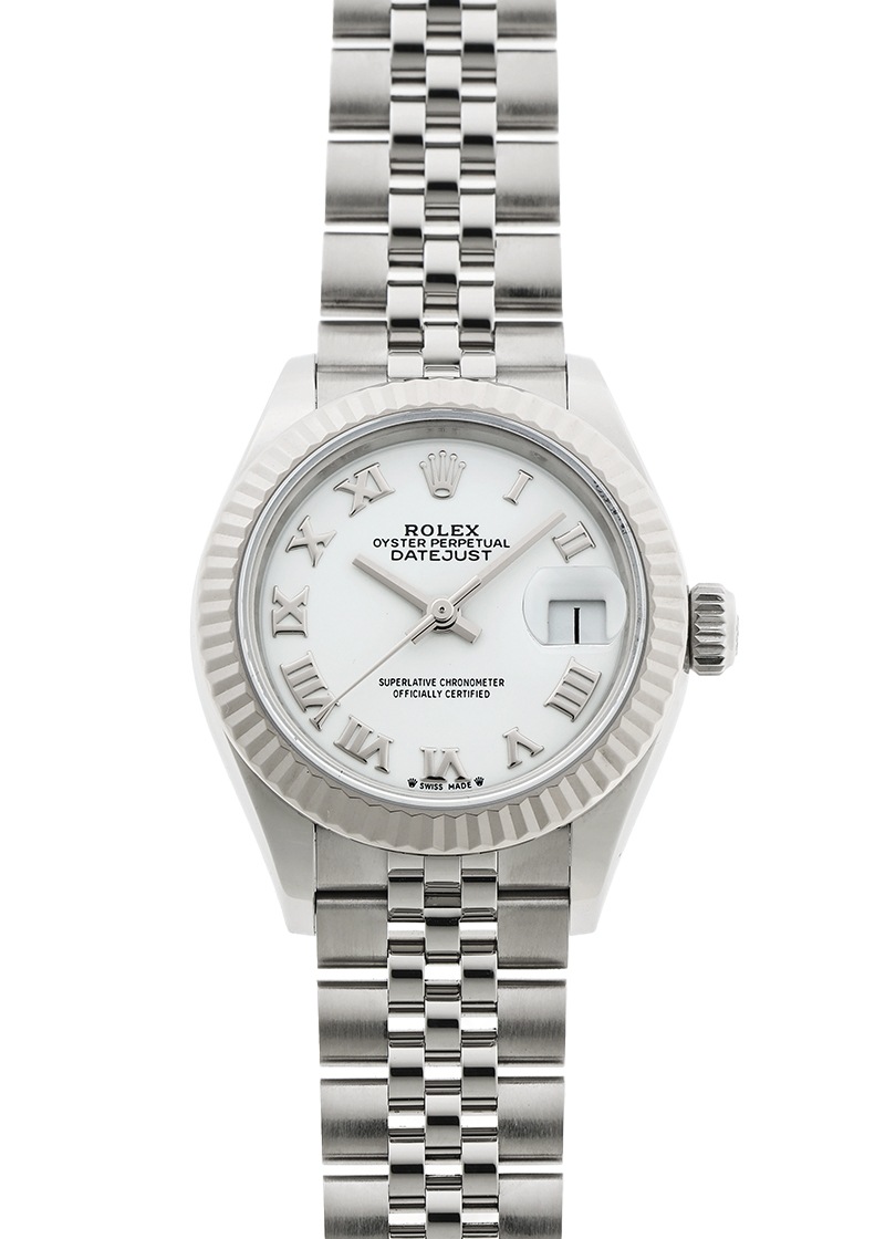 ロレックス - オイスター パーペチュアル デイトジャスト | ROLEX | 279174 | WG&SS 白文字盤 自動巻き ブレスレット | 中古