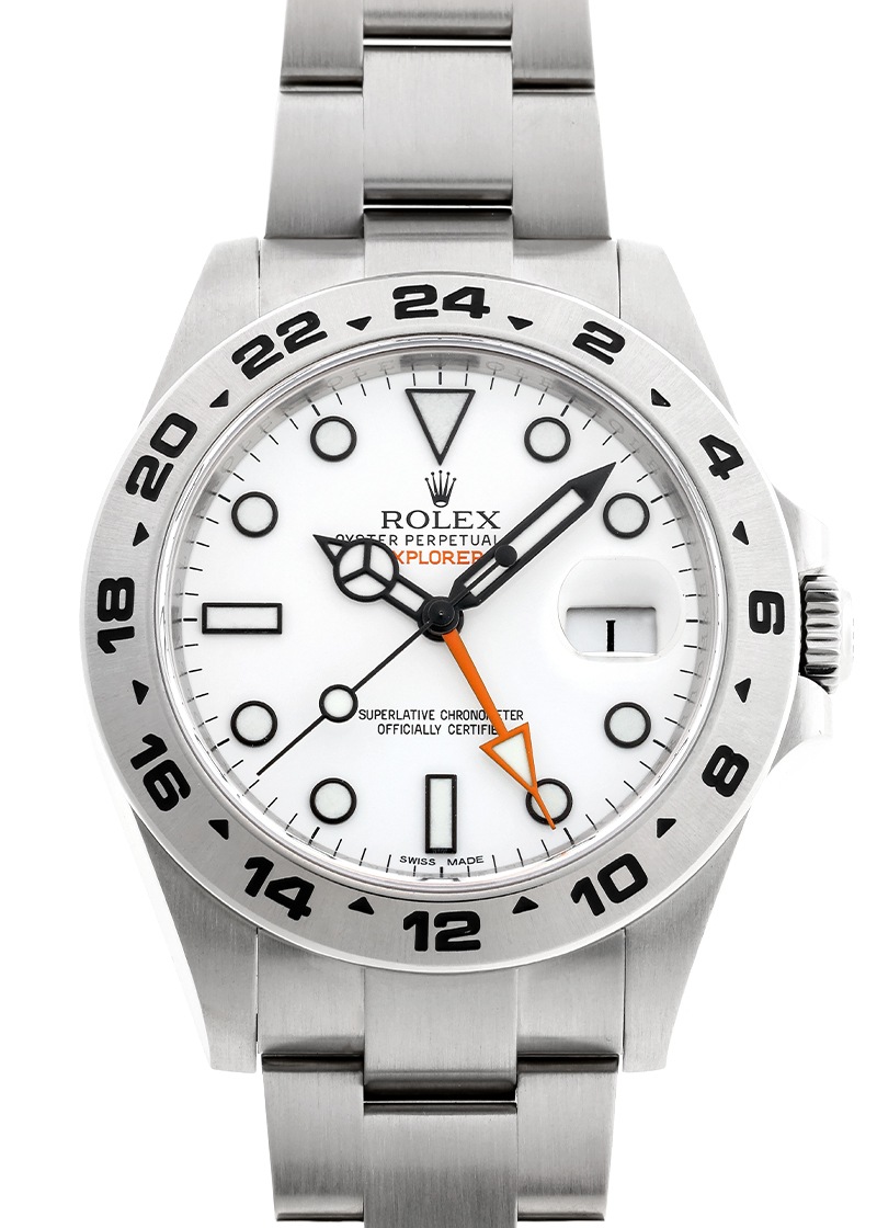 ロレックス - オイスター パーペチュアル エクスプローラー II | ROLEX | 216570 | SS 白文字盤 自動巻き ブレスレット | 中古