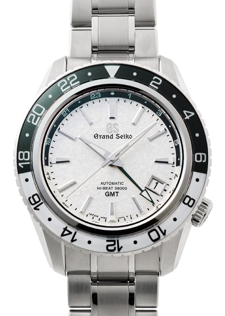 グランドセイコー - スポーツコレクション メカニカルハイビート 36000 GMT 雪渓 | GRAND SEIKO | SBGJ277(9S86-00K0) | SS シルバー文字盤 自動巻き ブレスレット | 未使用品