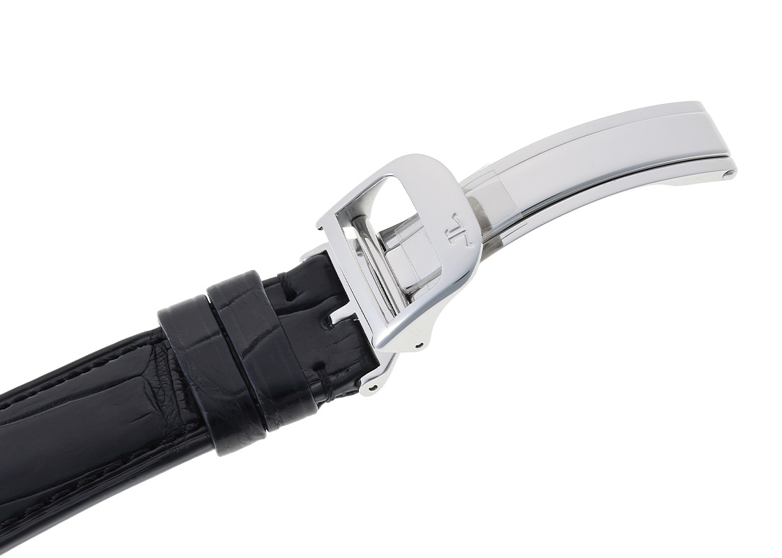 ジャガールクルト - マスタージオグラフィーク | JAEGER LECOULTRE | 142.8.92 | SS シルバー文字盤 自動巻き レザー | 中古