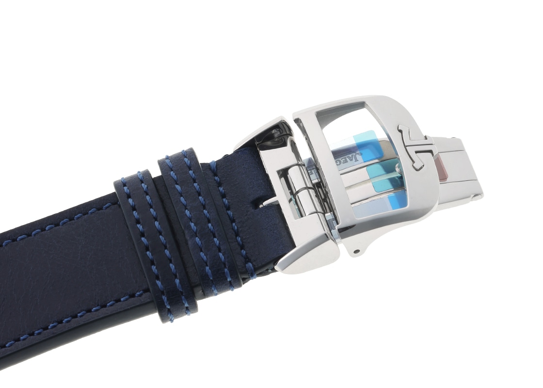 ジャガールクルト - レベルソ トリビュート デュオ スモールセコンド | JAEGER LECOULTRE | Q3988481(215.8.D4) | SS ブルー 文字盤 手巻き レザー | 未使用品