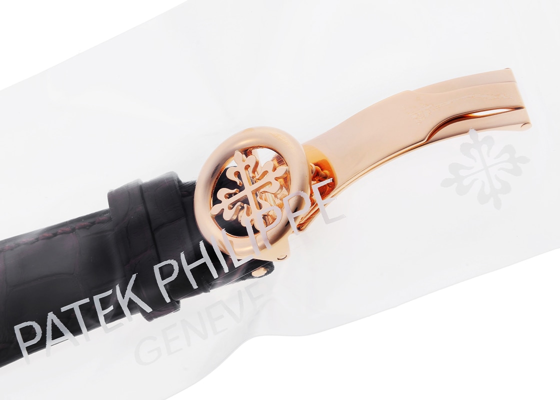 パテックフィリップ - カラトラバ | PATEK PHILIPPE | 6000R-001 | RG ブラウン文字盤 自動巻き レザー | 中古