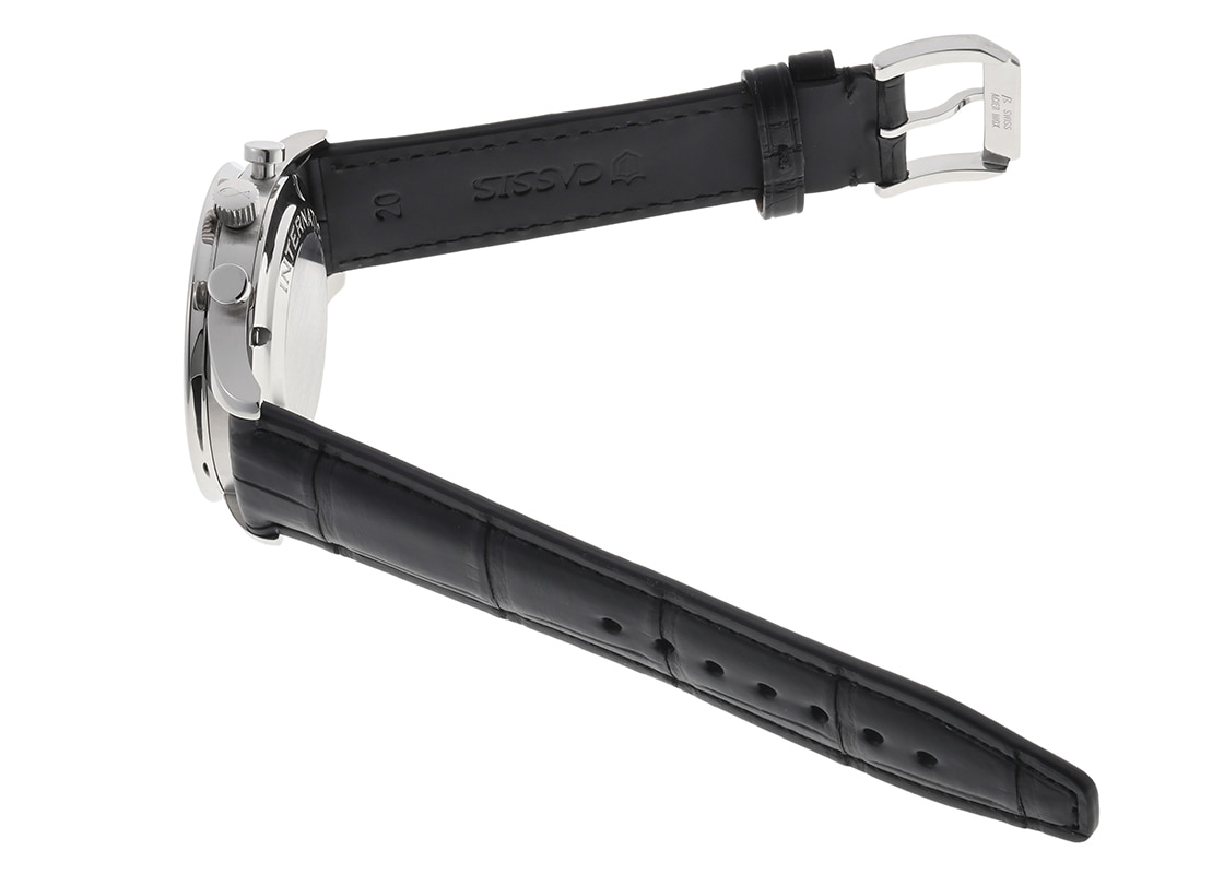 IWC - ポルトギーゼ クロノグラフ | INTERNATIONAL WATCH COMPANY | IW371411 | SS 白/黒文字盤 自動巻き レザー | 中古