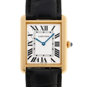 カルティエ - タンクソロ LM | CARTIER | W5200004 | YG&SS シルバー文字盤 クォーツ レザー | 中古