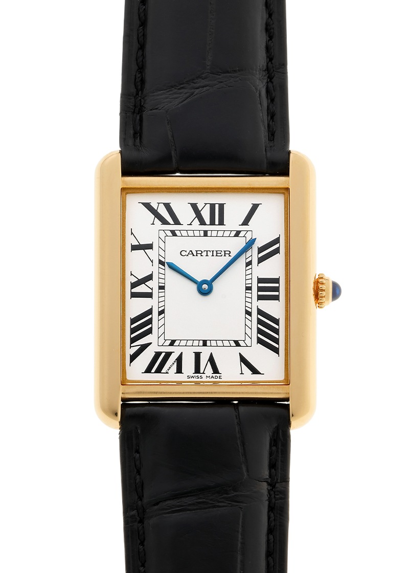 カルティエ - タンクソロ LM | CARTIER | W5200004 | YG&SS シルバー文字盤 クォーツ レザー | 中古
