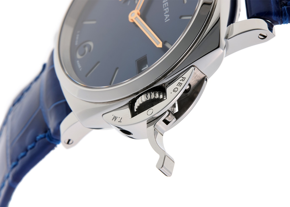 オフィチーネパネライ - ルミノール ドゥエ | OFFICINE PANERAI | PAM01551 | SS ブルー文字盤 自動巻き レザー | 中古