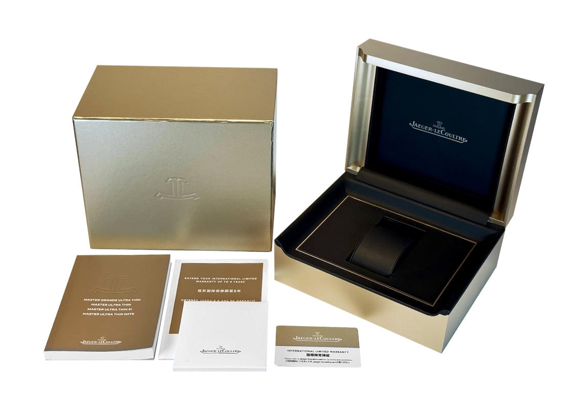 ジャガールクルト - マスターウルトラスリム デイト | JAEGER LECOULTRE | Q1232510 | PG アイボリー文字盤 自動巻き レザー | 委託品 | 中古