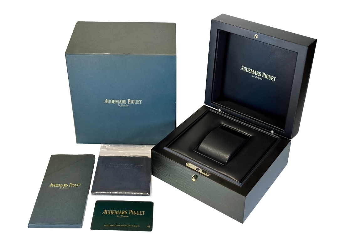 オーデマピゲ - CODE11.59 バイ オーデマピゲ オートマティック | AUDEMARS PIGUET | 15210BC.OO.A321CR.01 | WG ブルー文字盤 自動巻き レザー | 委託品 | 中古