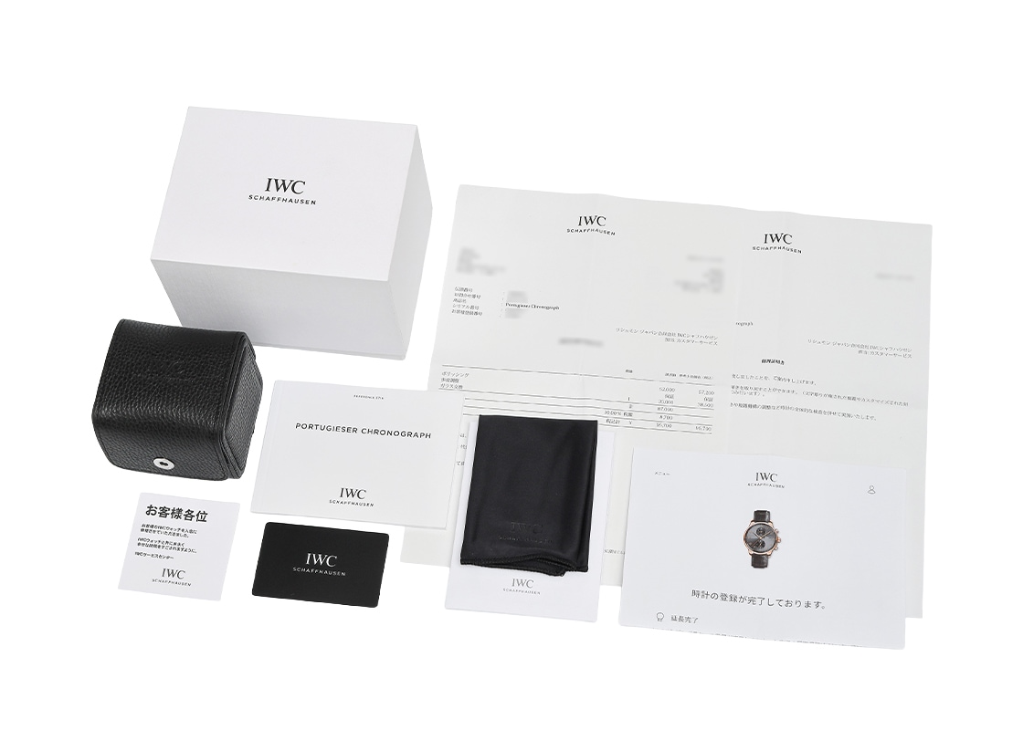 IWC - ポルトギーゼ クロノグラフ | INTERNATIONAL WATCH COMPANY | IW371610 | RG グレー文字盤 自動巻き レザー | 中古