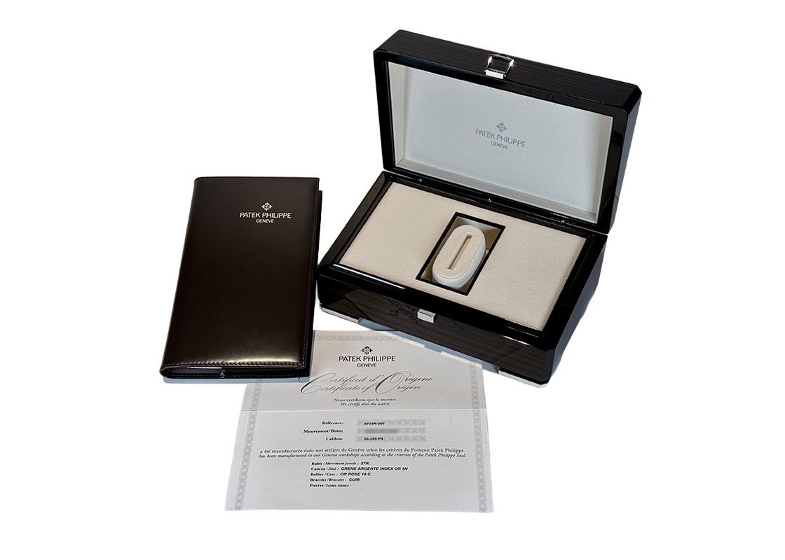 パテックフィリップ - カラトラバ | PATEK PHILIPPE | 6119R-001 | RG シルバー文字盤 手巻き レザー | 中古