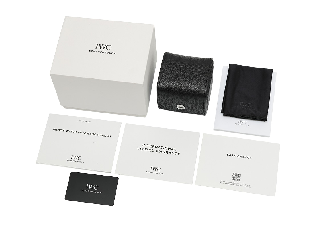 IWC - パイロットウォッチ マーク XX | INTERNATIONAL WATCH COMPANY | IW328203 | SS ブルー文字盤 自動巻き レザー | 中古