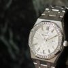オーデマ ピゲ - レディース ロイヤルオーク ダイヤモンドベゼル | AUDEMARS PIGUET | 67651ST.ZZ.1261ST.01 | SS シルバー文字盤 クォーツ ブレスレット | 中古