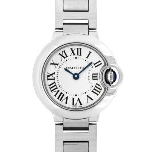 カルティエ - レディース バロンブルー | CARTIER | W69010Z4 | SM SS シルバー文字盤 クォーツ ブレスレット