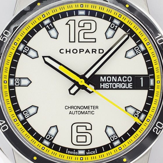 ショパール - ヒストリック グランプリ モナコ ヒストリック | CHOPARD | TI&SS 白文字盤 自動巻き レザー | 未使用品 |