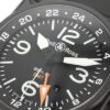 ベル&ロス - GMT 24H | BELL&ROSS | BR01-93 PVD 黒文字盤 自動巻き ラバー | 未使用品 |