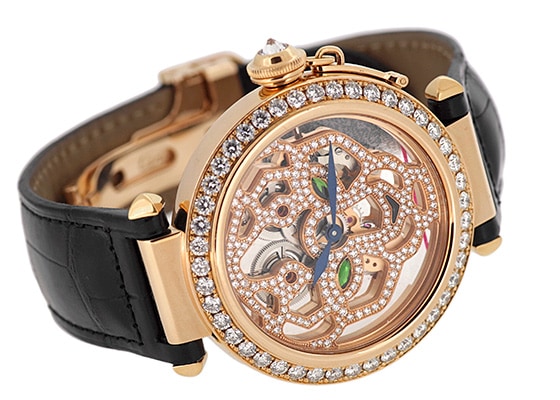 カルティエ - パシャ スケルトン パンテール | CARTIER | HPI00508 | PG スケルトン文字盤 手巻き レザー | 委託品 | 中古 |