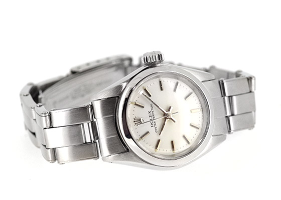 ロレックス - レディース オイスターパーペチュアル 60's | ROLEX | 6618 | SS 白文字盤 自動巻き ブレスレット | 1960年代製 | ヴィンテージ | 中古 |