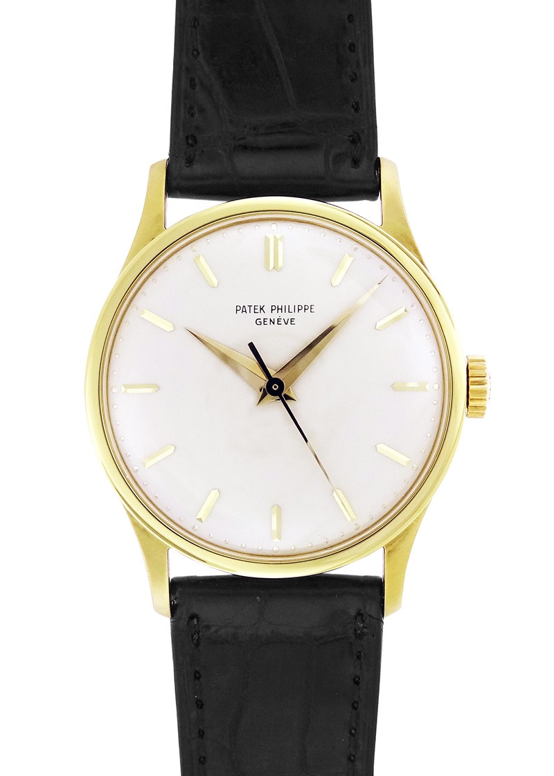 パテックフィリップ - カラトラバ | PATEK PHILIPPE | 570J | 1950年製 YG シャンパン文字盤 手巻き レザー | ヴィンテージ | 中古 |