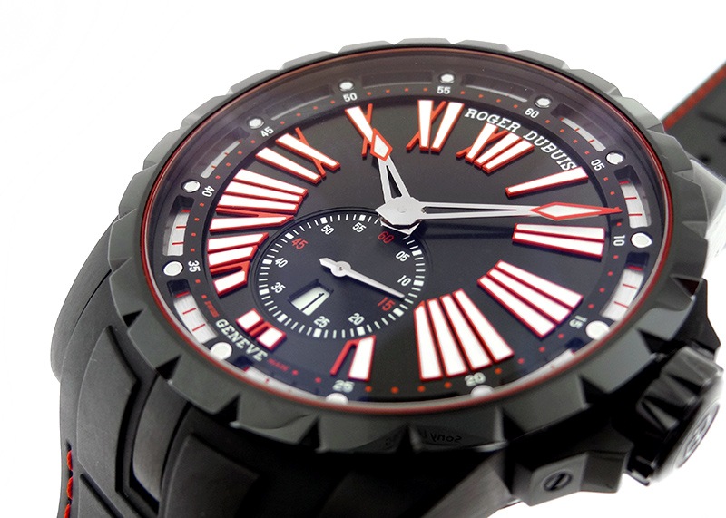 ロジェデュブイ - エクスカリバー エッセンシャル | ROGER DUBUIS | DBEX0567 | TI(DLC) 黒文字盤 自動巻き ラバー| 委託品 | 中古 |