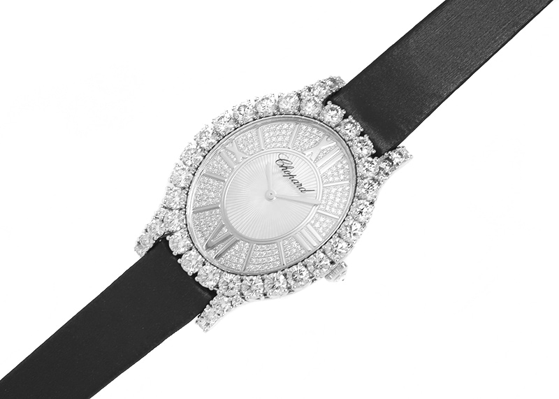 ショパール - ルール ドゥ ディアマン ミディアム オーバル | CHOPARD | 139383-1201 WG ダイヤモンド文字盤 手巻き サテン |