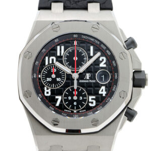 オーデマピゲ - ロイヤルオーク オフショアクロノグラフ | AUDEMARS PIGUET | 26470ST.OO.A101CR.01 | SS 黒文字盤 自動巻き レザー | 中古 |