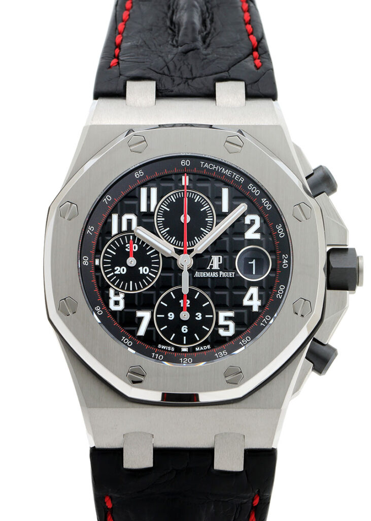 オーデマピゲ - ロイヤルオーク オフショアクロノグラフ | AUDEMARS PIGUET | 26470ST.OO.A101CR.01 | SS 黒文字盤 自動巻き レザー | 中古 |