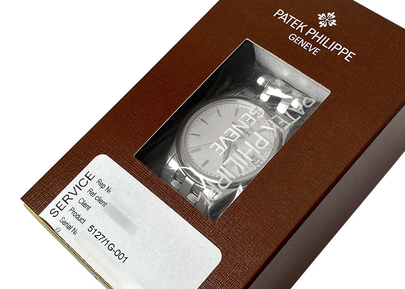 パテックフィリップ - カラトラバ | PATEK PHILIPPE | 5127/1G-001 | WG シルバー文字盤 自動巻き ブレスレット | レストア