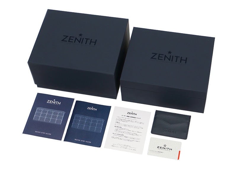 ゼニス - デファイ クラシック | ZENITH | 95.9000.670/51.R584 | TI ブルー文字盤 自動巻き ラバーアリゲーター | 未使用品