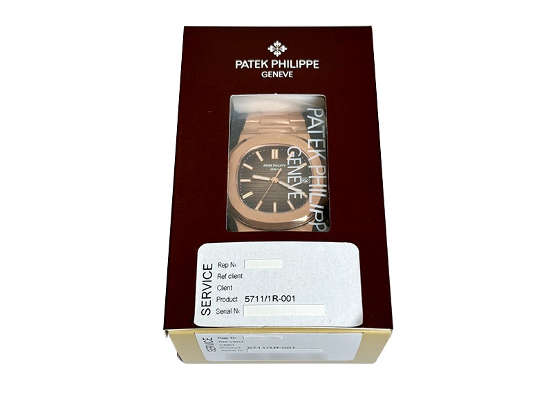 パテックフィリップ - ノーチラス | PATEK PHILIPPE | 5711/1R-001 | RG ブラウン文字盤 自動巻き ブレスレット | 中古