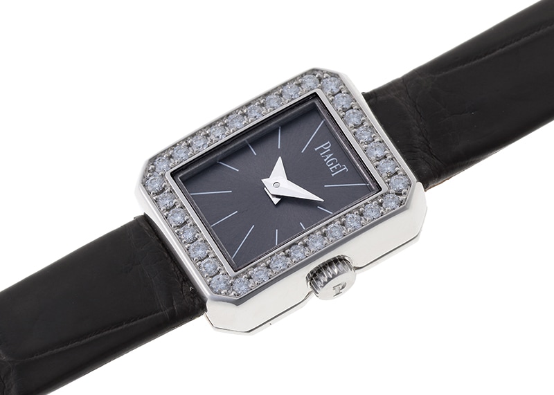 ピアジェ - ミニ プロトコール ダイヤ | PIAGET | G0A37512(P10691) | WG グレー文字盤 クォーツ レザー | 中古
