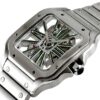 カルティエ - サントス ドゥ カルティエ LM | CARTIER | WHSA0028 | SS スケルトン文字盤 手巻き ブレスレット | 委託品 | 中古