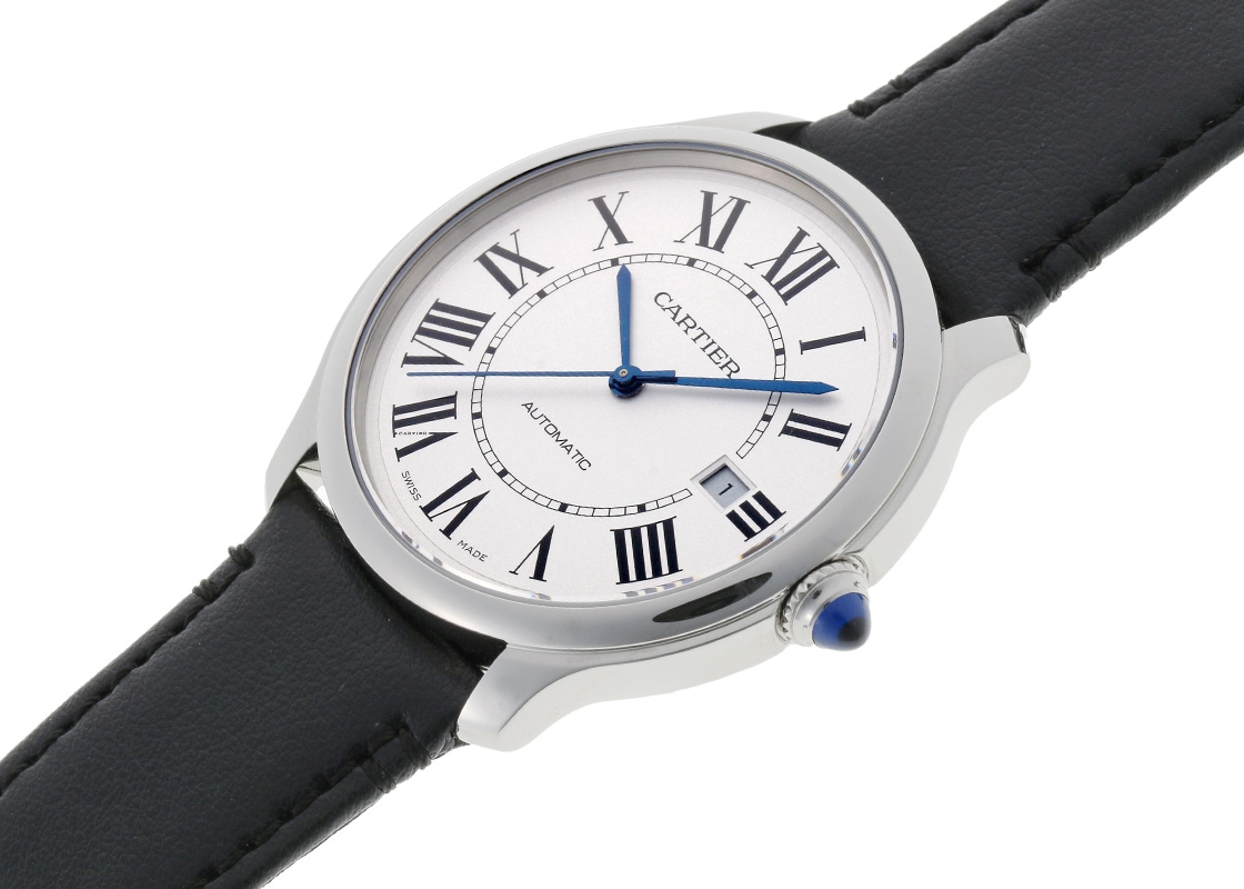カルティエ - ロンド マスト ドゥ カルティエ | CARTIER | WSRN0032 | SS シルバー文字盤 自動巻き レザー | 未使用品