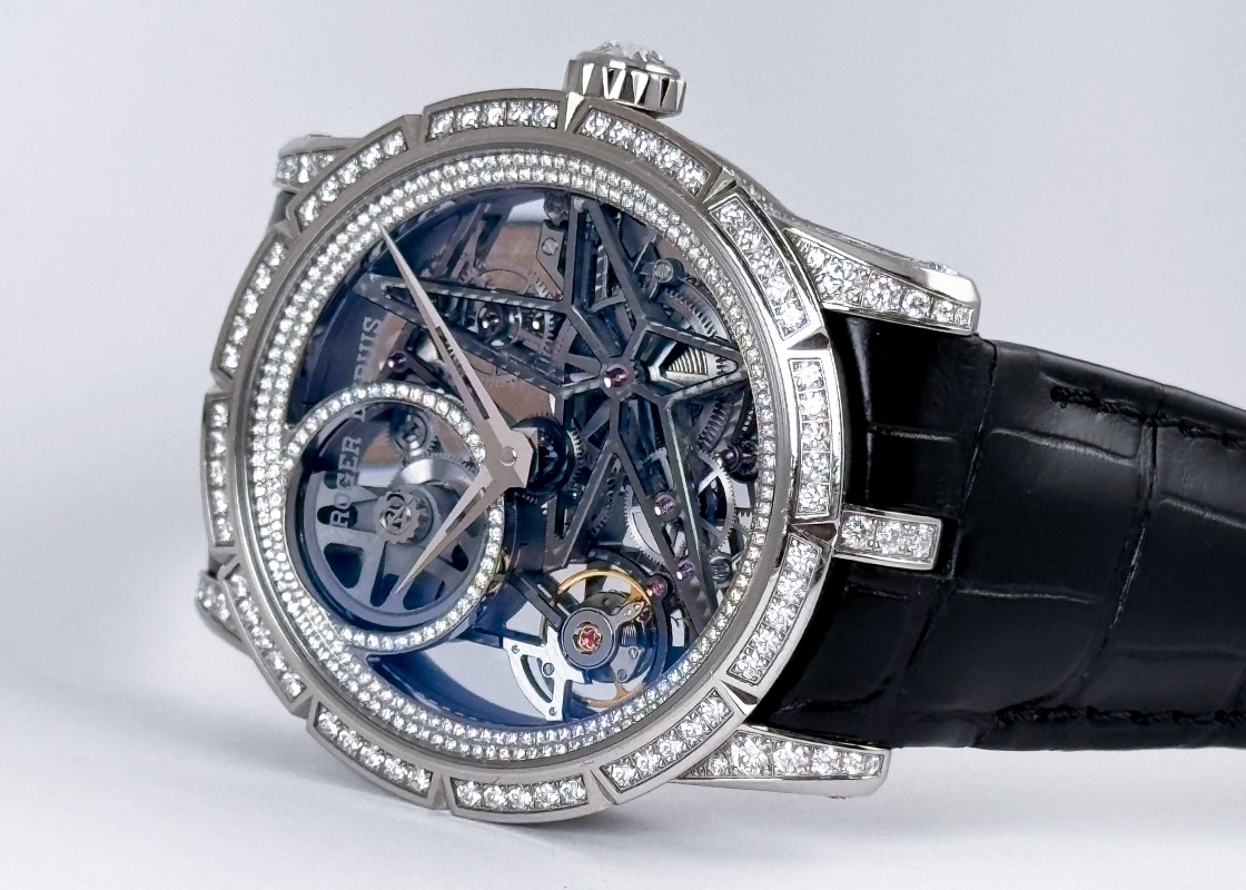ロジェデュブイ - エクスカリバー モノバランシエ 28本限定 | ROGER DUBUIS | RDDBEX0807 | WG スケルトン文字盤 自動巻き レザー | 委託品 | 中古
