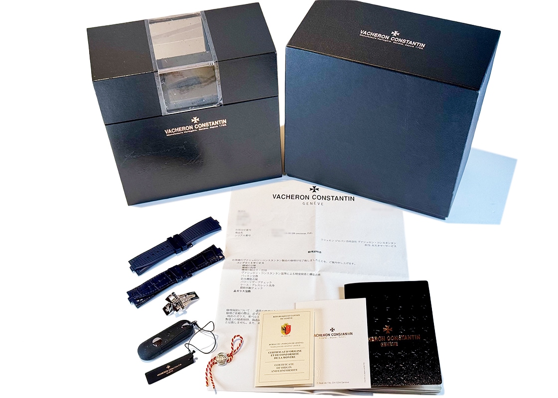 ヴァシュロンコンスタンタン - オーヴァーシーズ | VACHERON CONSTANTIN | 4500V/110A-B128 | SS ブルー文字盤 自動巻き ブレスレット | 中古