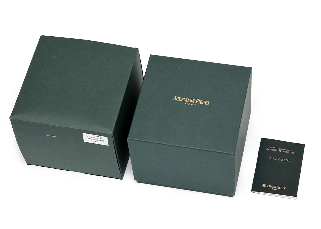 オーデマピゲ - テーブルクロック | AUDEMARS PIGUET | CODE11.59 | SS グリーン文字盤 クォーツ | 中古