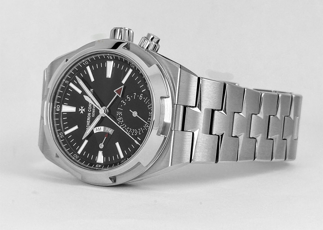 ヴァシュロンコンスタンタン - オーヴァーシーズ デュアルタイム | VACHERON CONSTANTIN | 7900V/110A-B546 | SS 黒文字盤 自動巻き ブレスレット | 委託品