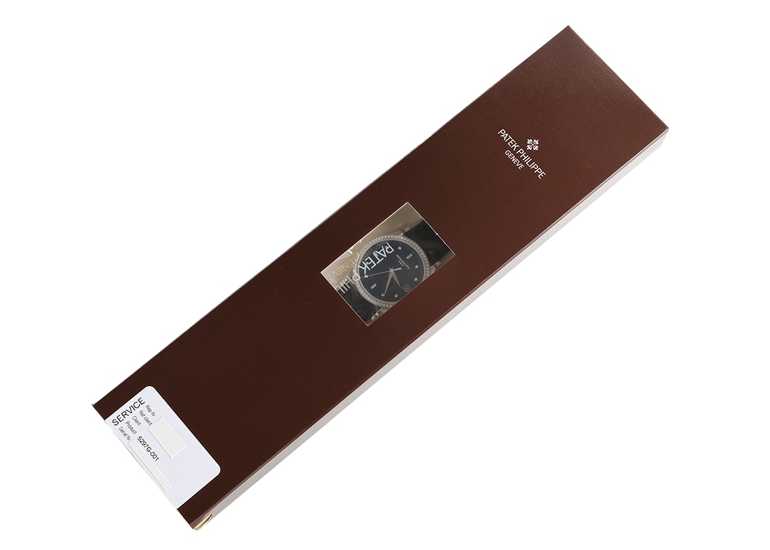 パテックフィリップ - カラトラバ ベゼルダイヤ Cal.324 S C | PATEK PHILIPPE | 5297G-001 | WG 黒文字盤 自動巻き レザー | レストア