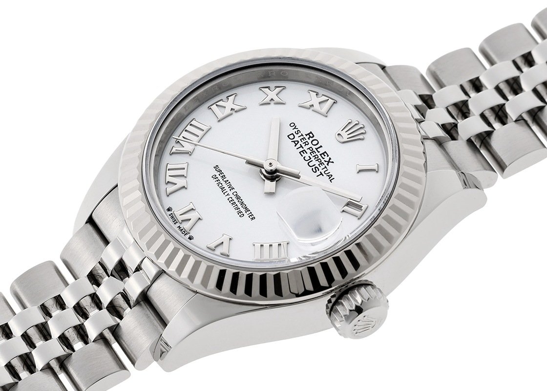 ロレックス - オイスター パーペチュアル デイトジャスト | ROLEX | 279174 | WG&SS 白文字盤 自動巻き ブレスレット | 中古