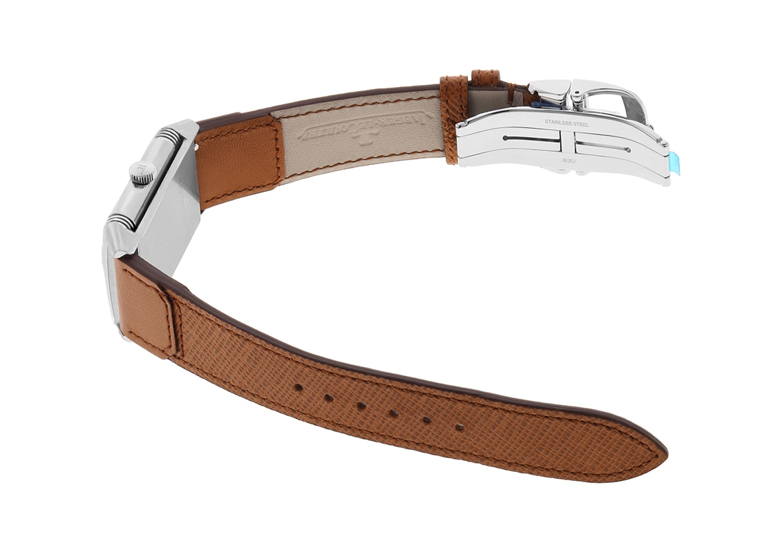 ジャガールクルト - レベルソ トリビュート モノフェイス | JAEGER LECOULTRE | Q7168420 | SS シルバー文字盤 手巻き レザー